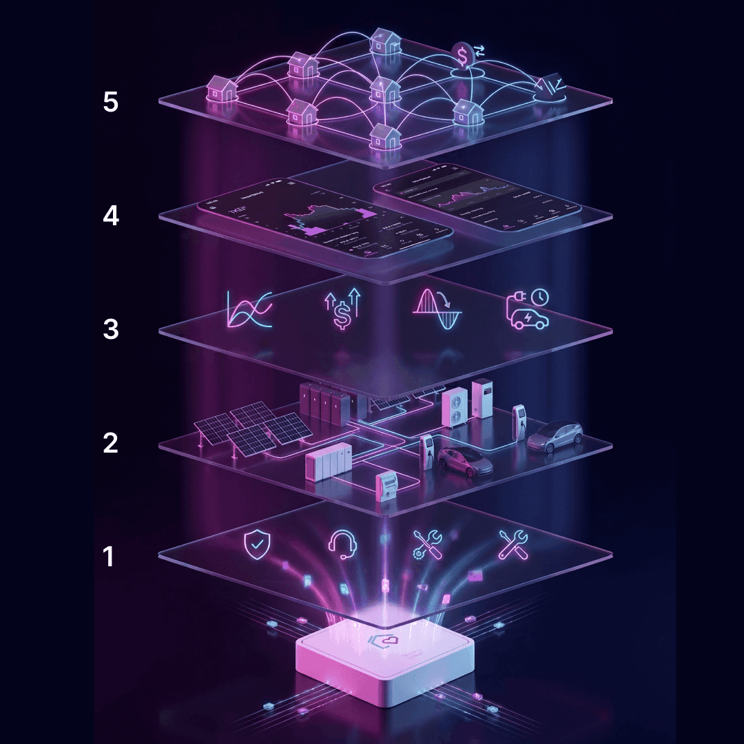 Grafische Darstellung als Querschnitt von Heartbeat AI
